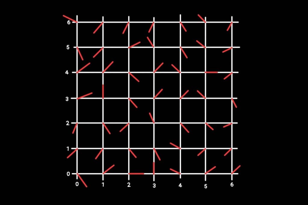 Array of random vectors